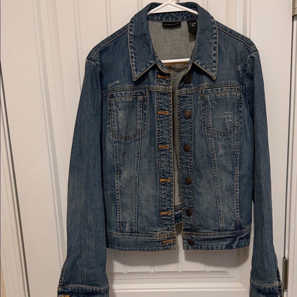 New York & Company Blue Jean Jacket